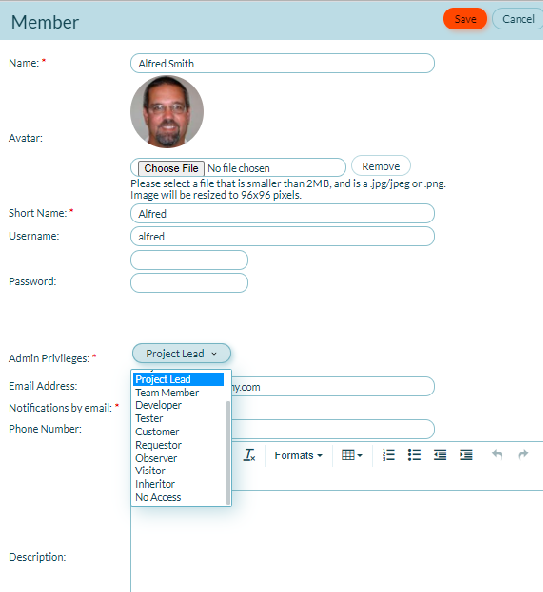 Admin Privilege Role