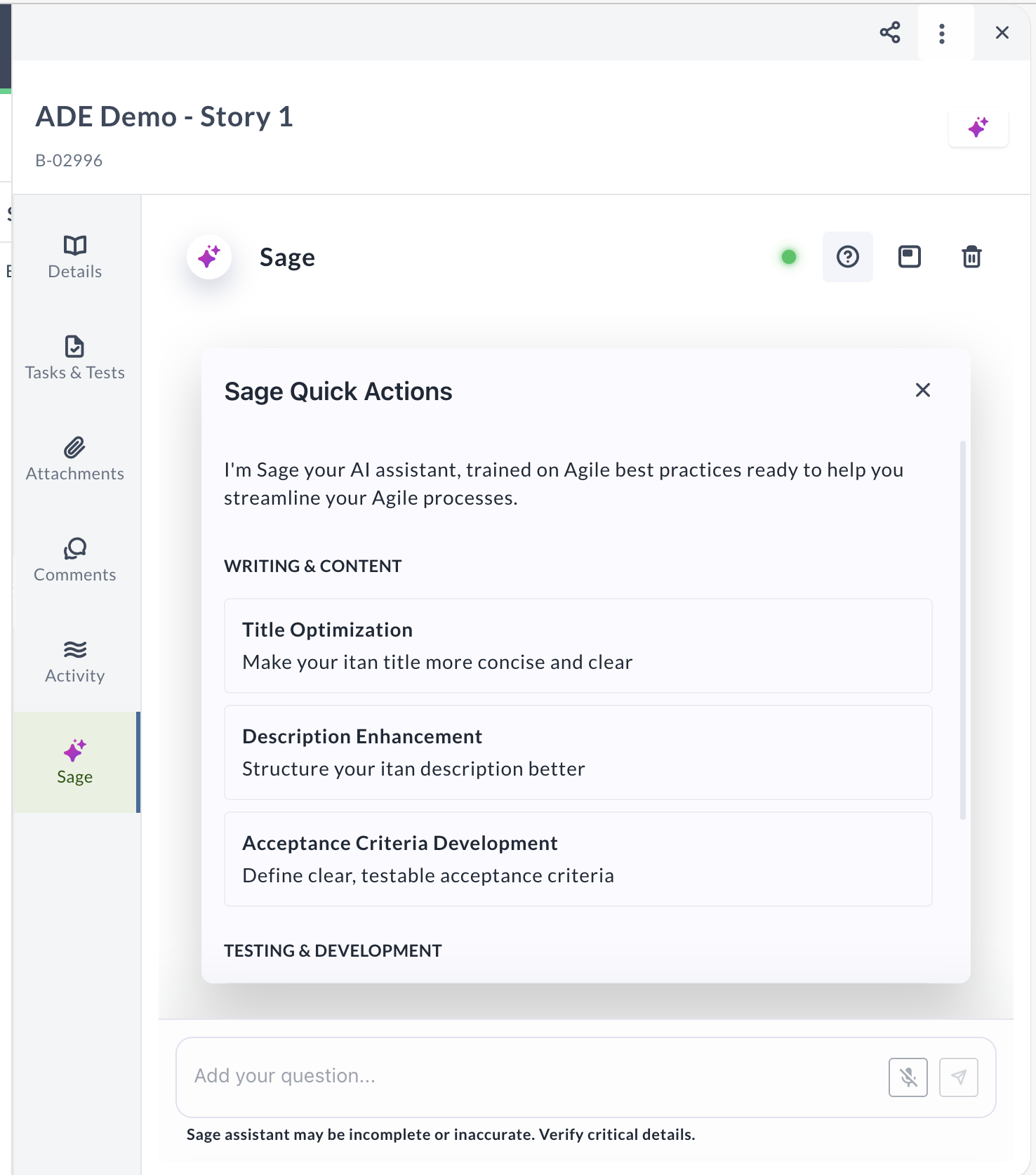Agile Insight Manager