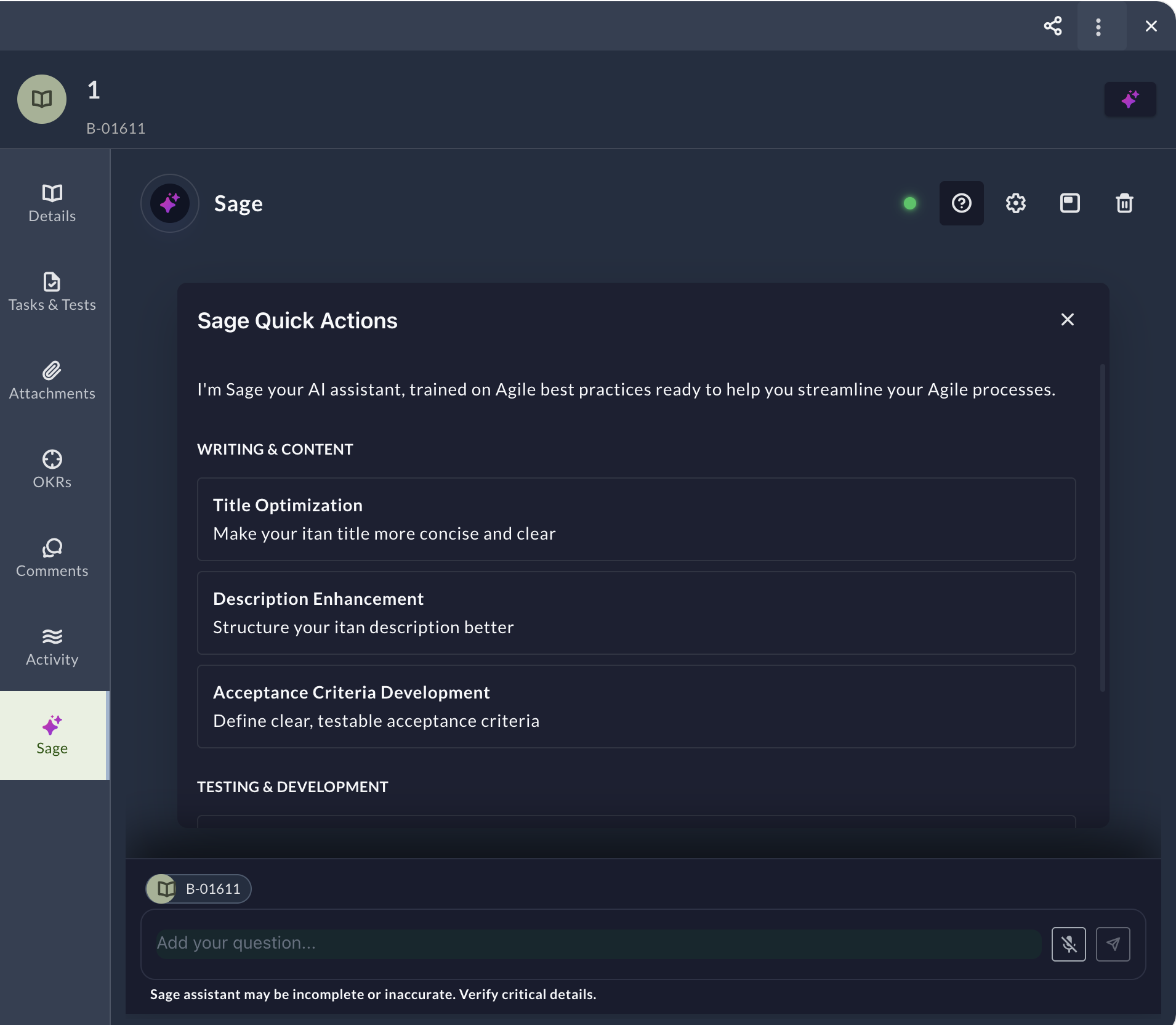 Agile Insight Manager