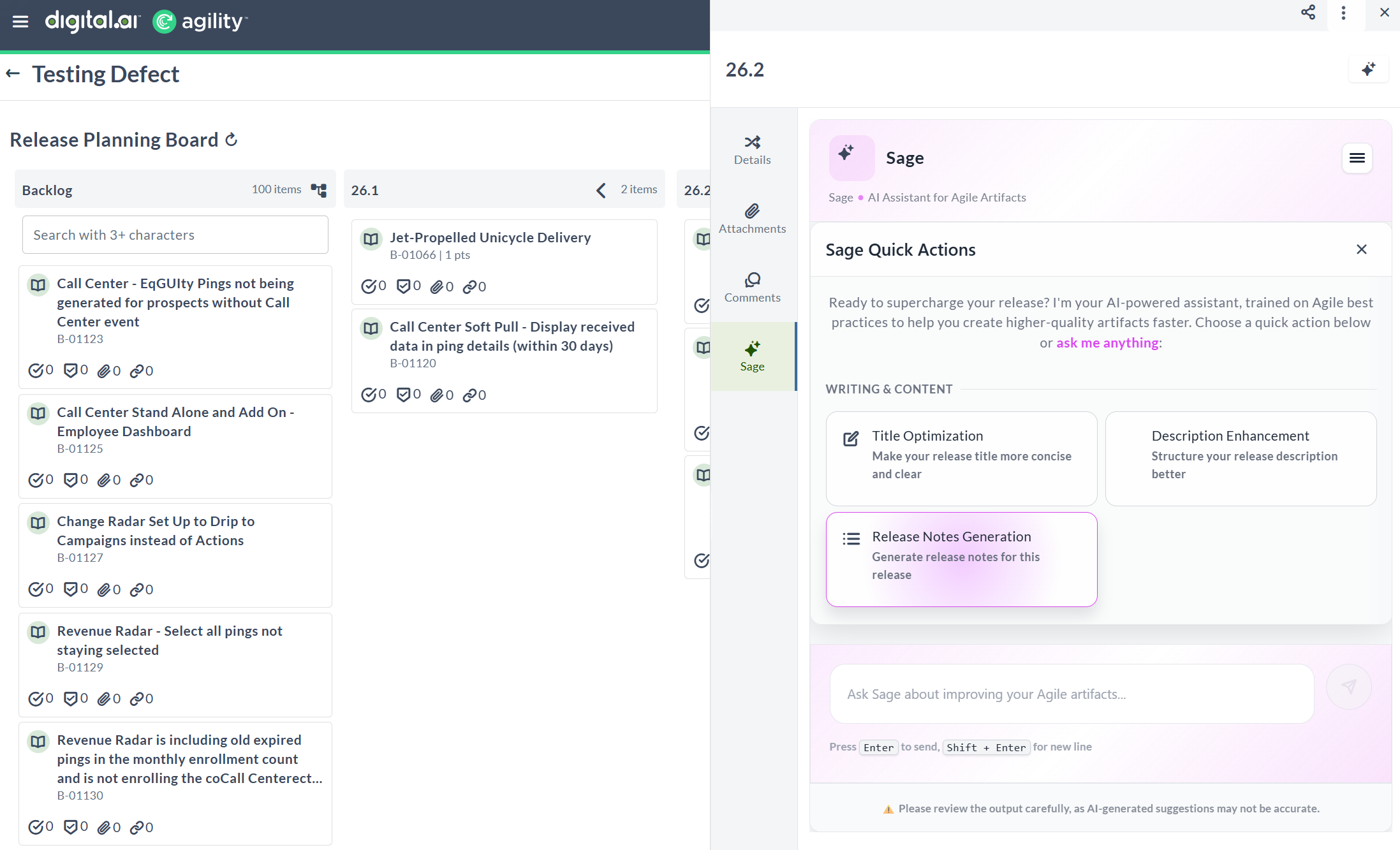 AI-Powered Release Notes Generation
