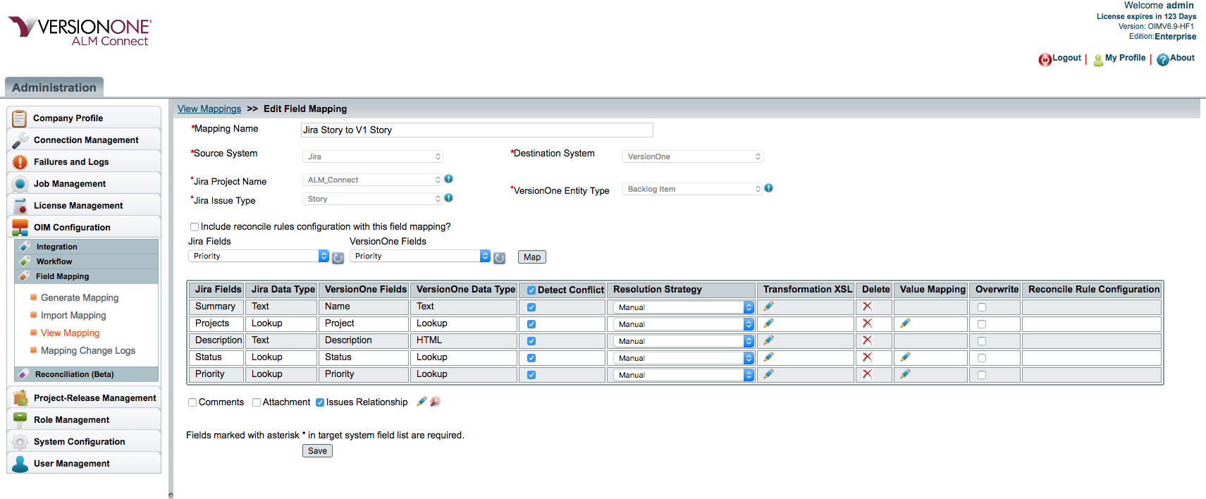 AgilitySync Mapping