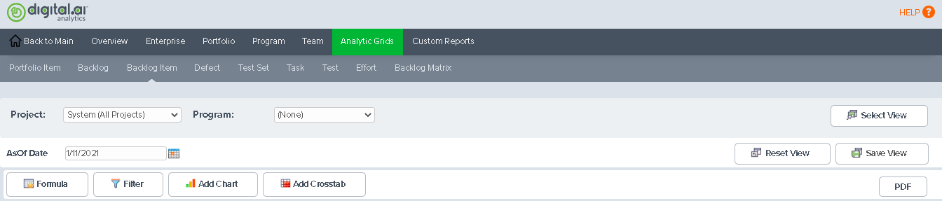 Analytics Grid Common Functions