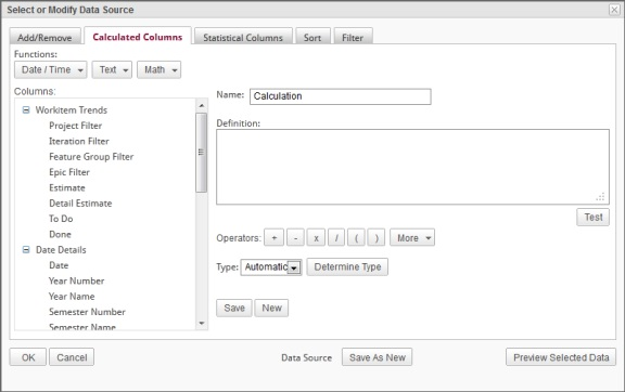 Calculated Columns