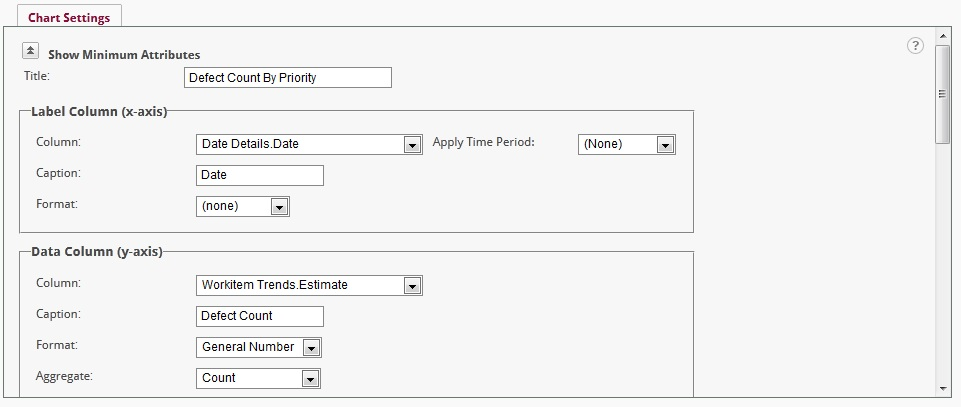 Chart Settings