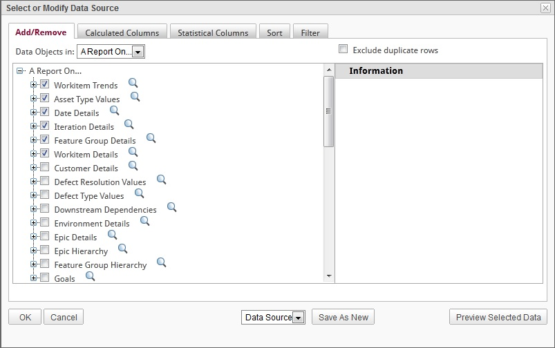 Modify Data Source