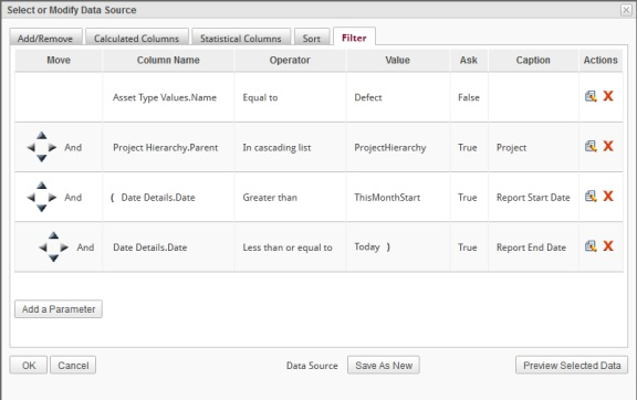 Custom Report Setting