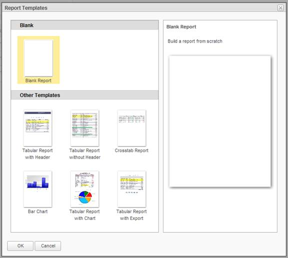 Template Section Dialog