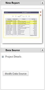 Report Layout and Data Source