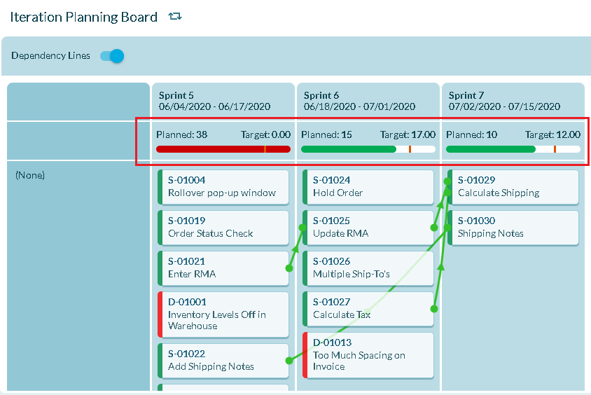 Iteration_planning_board_status_bar