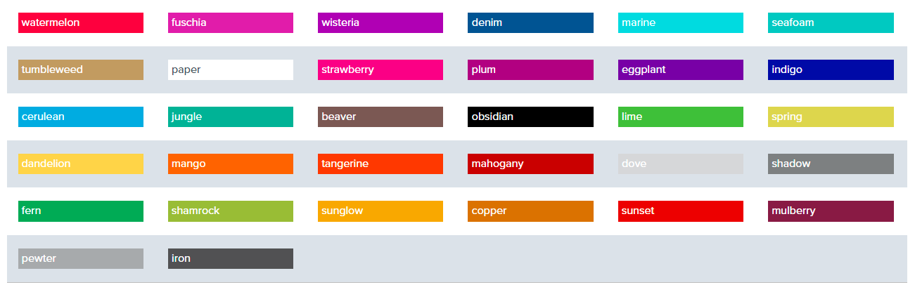 List-type-colors