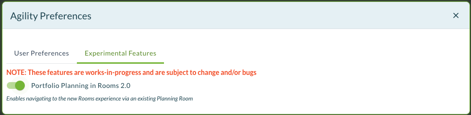 Portfolio Planning in Rooms 2