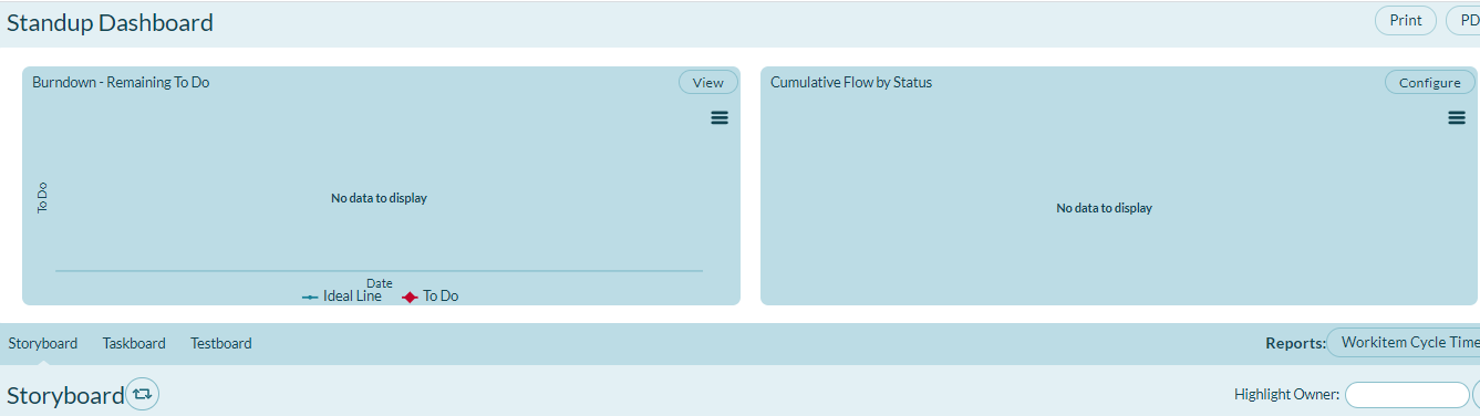 Standup Dashboard