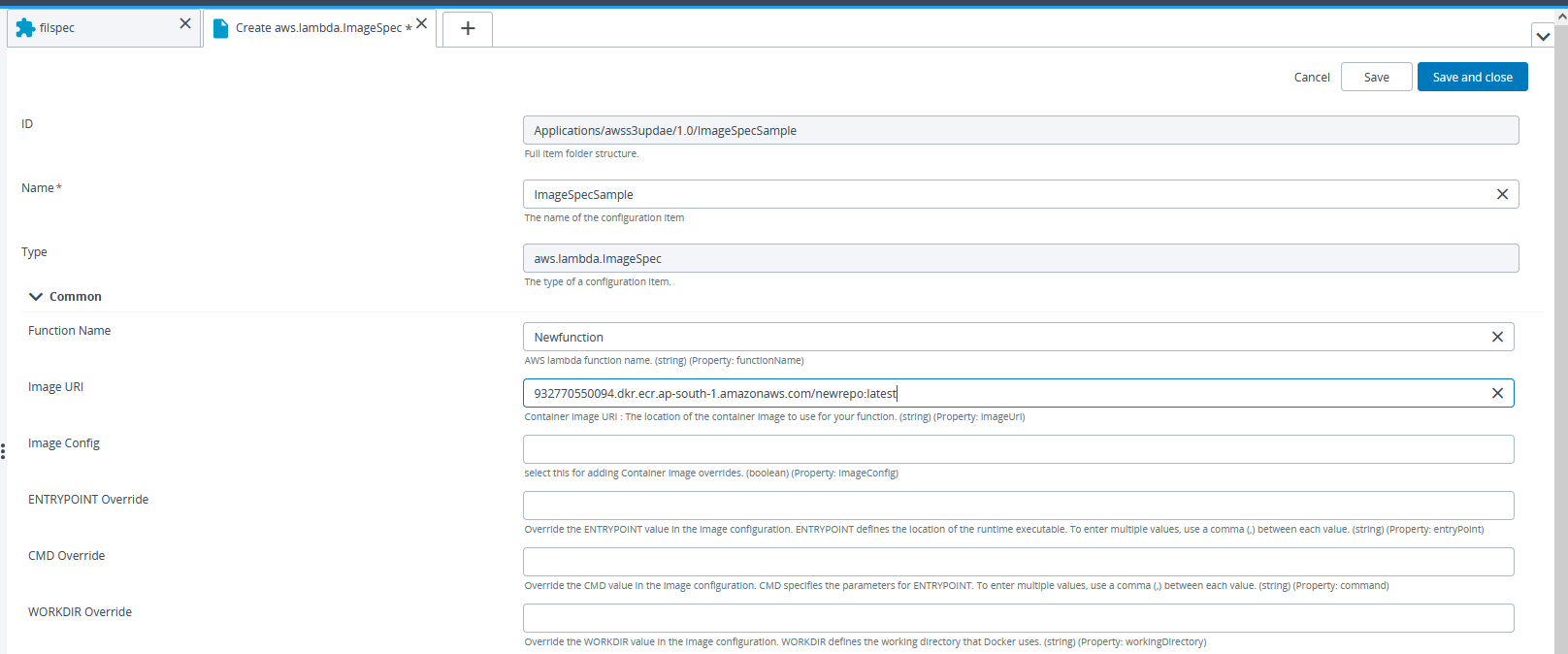AWS Plugin