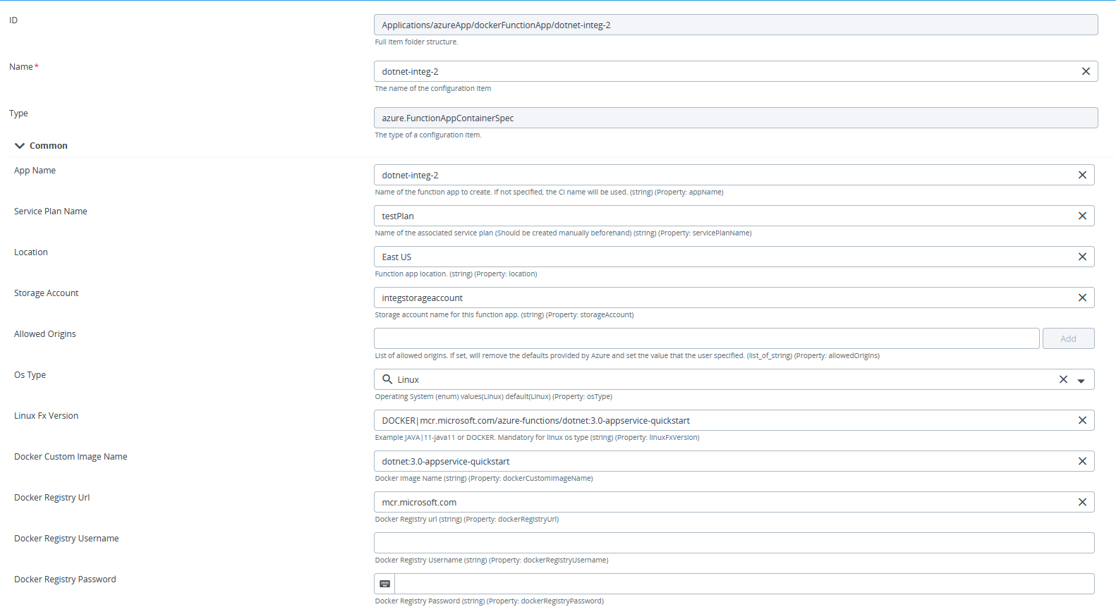 Azure Plugin Function