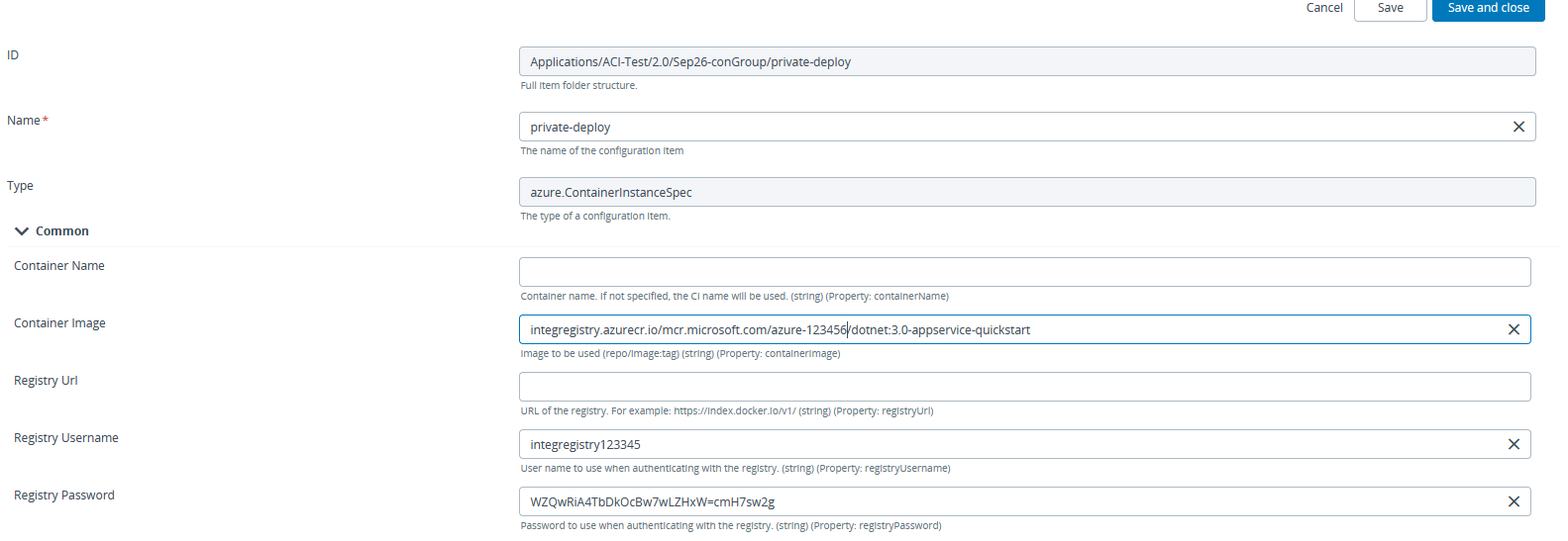 Azure Plugin Username