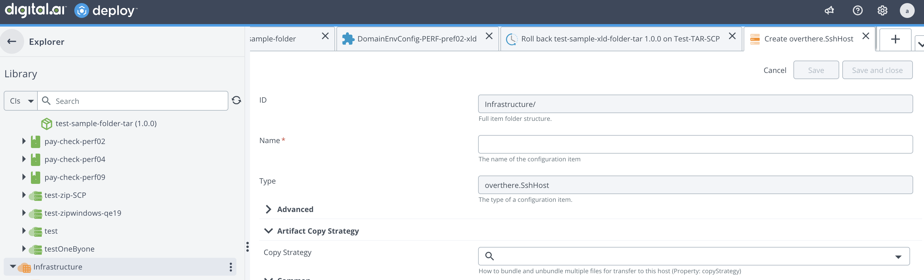Selecting a copy strategy