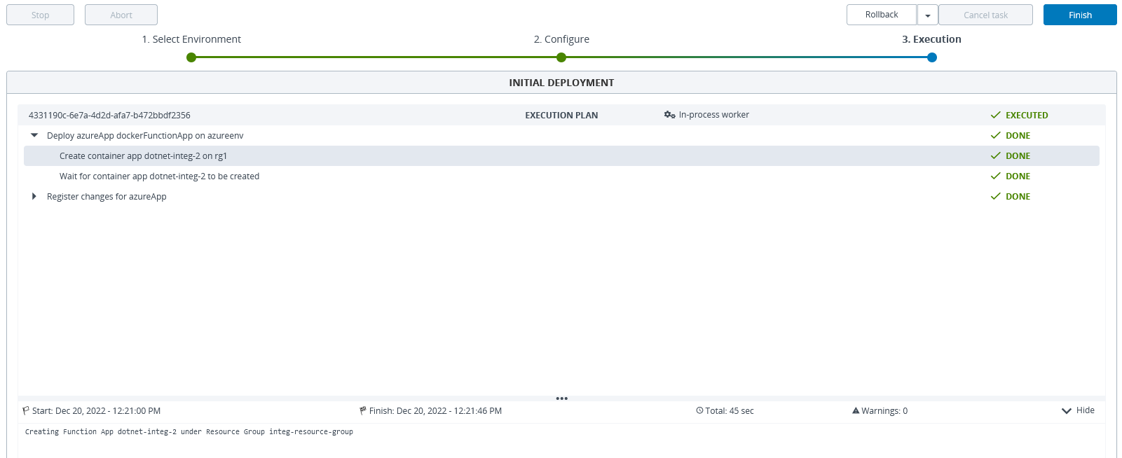 Deploy FunctionApp Image - Deployment