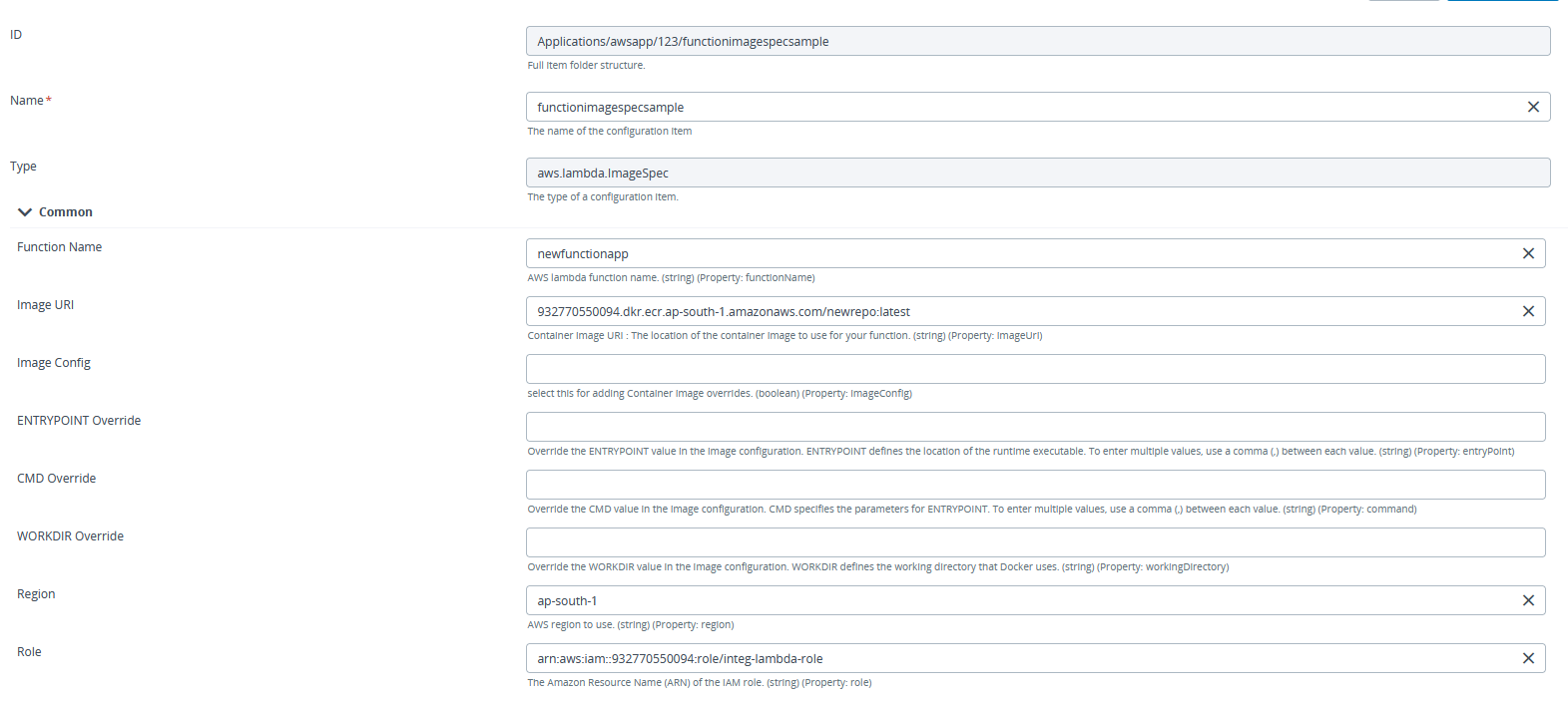 AWS LAMBDA IMAGE FROM CONTAINER