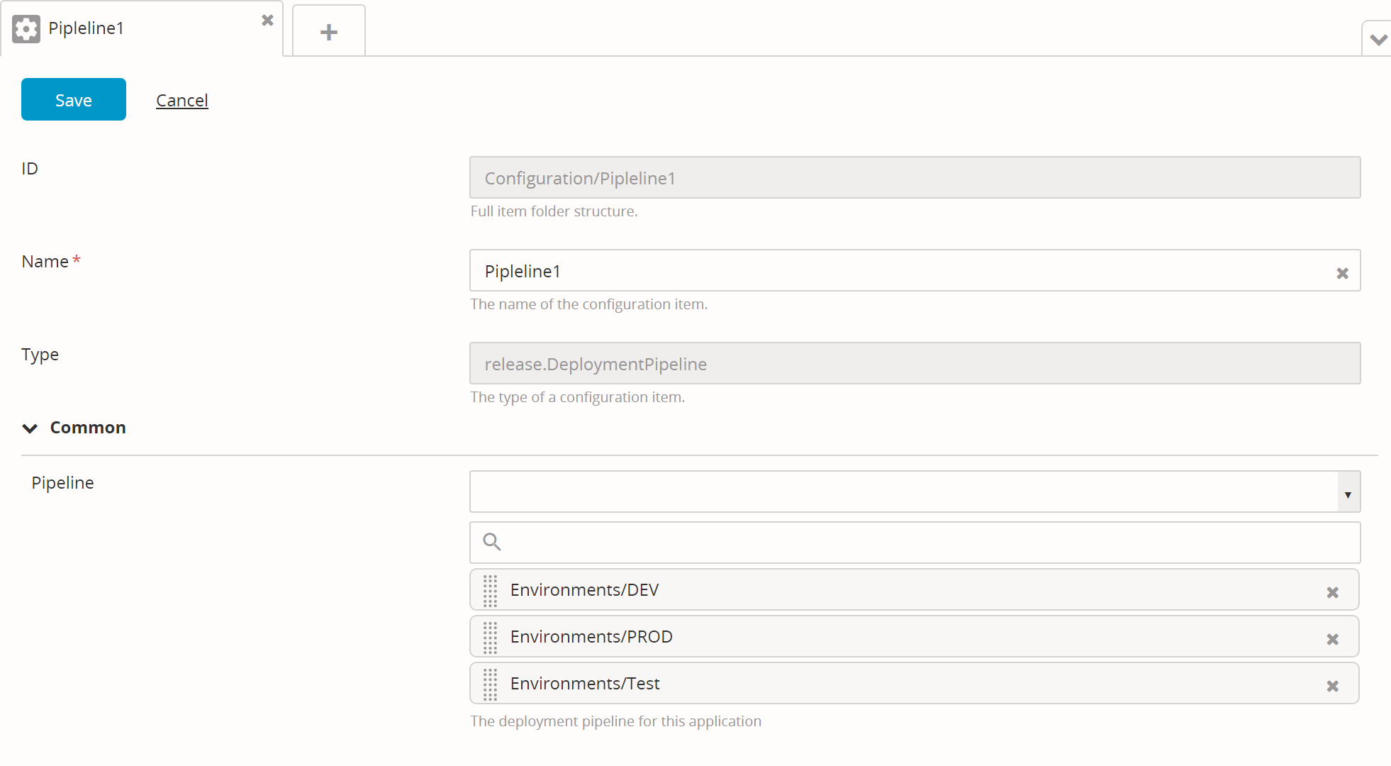 Adding environments to the pipeline