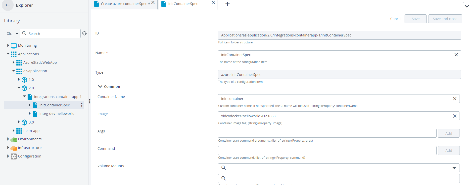 ContainerAppSpec