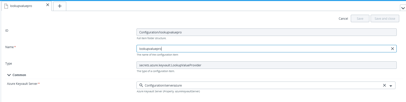 Create a Vault lookup provider