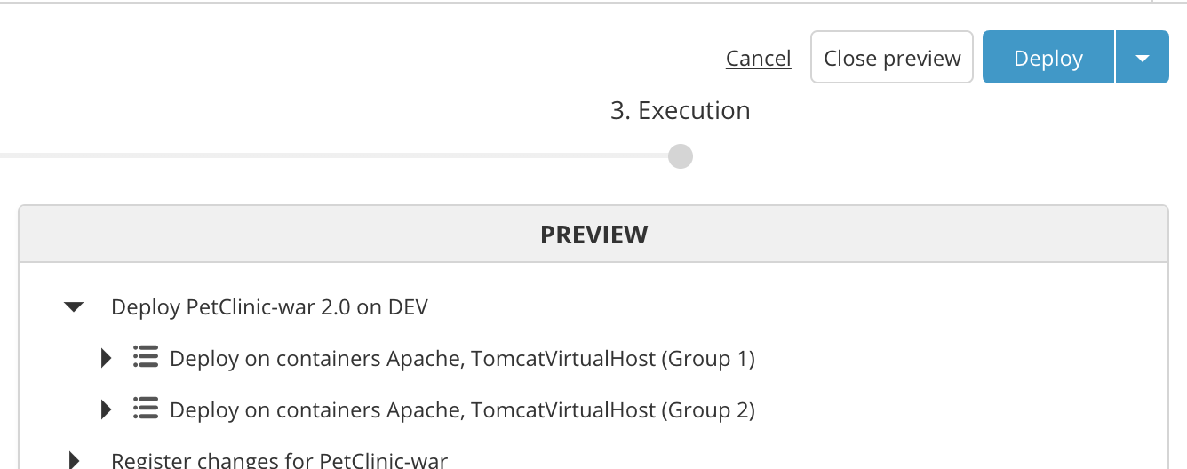 Sample canary deployment plan