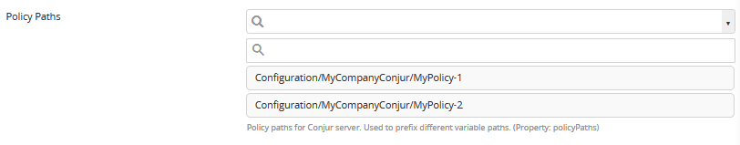 Conjur policies