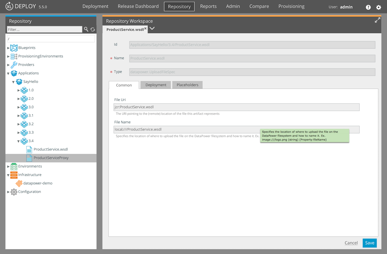 Sample datapower.File CI