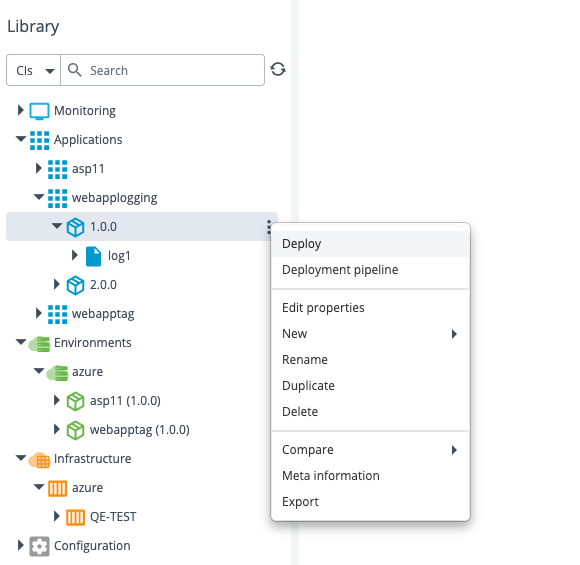 Deploy Webapplogging