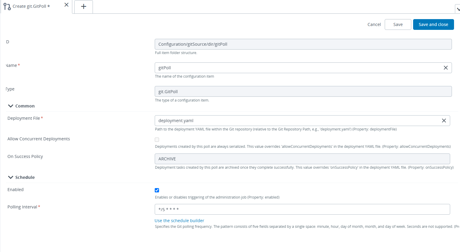 Schedule builder