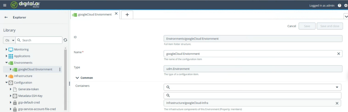 Configure Instance Spec