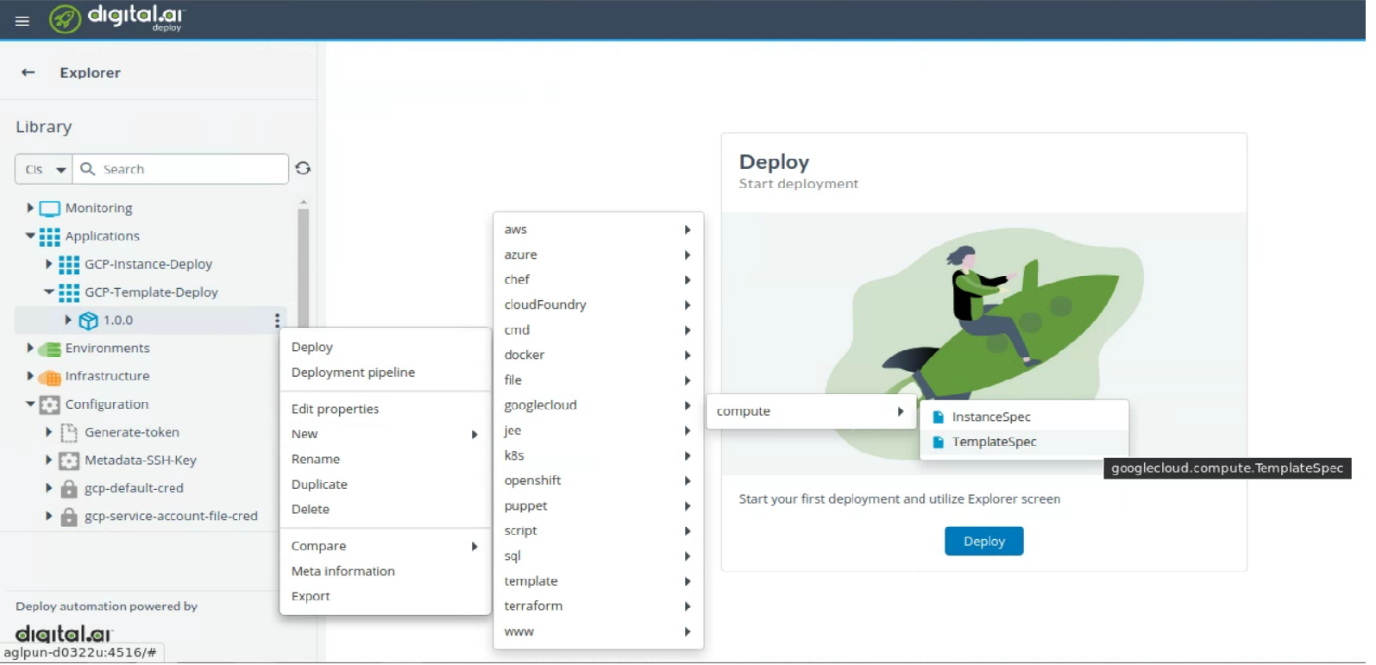 Configure Instance Spec