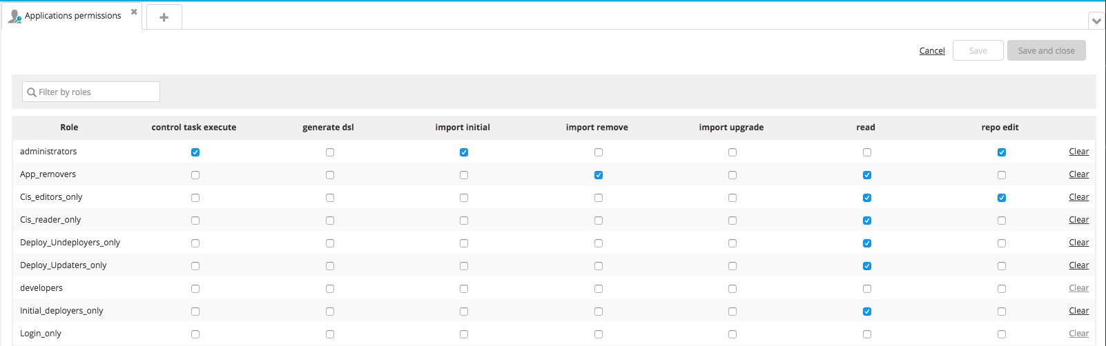 Assign local permissions