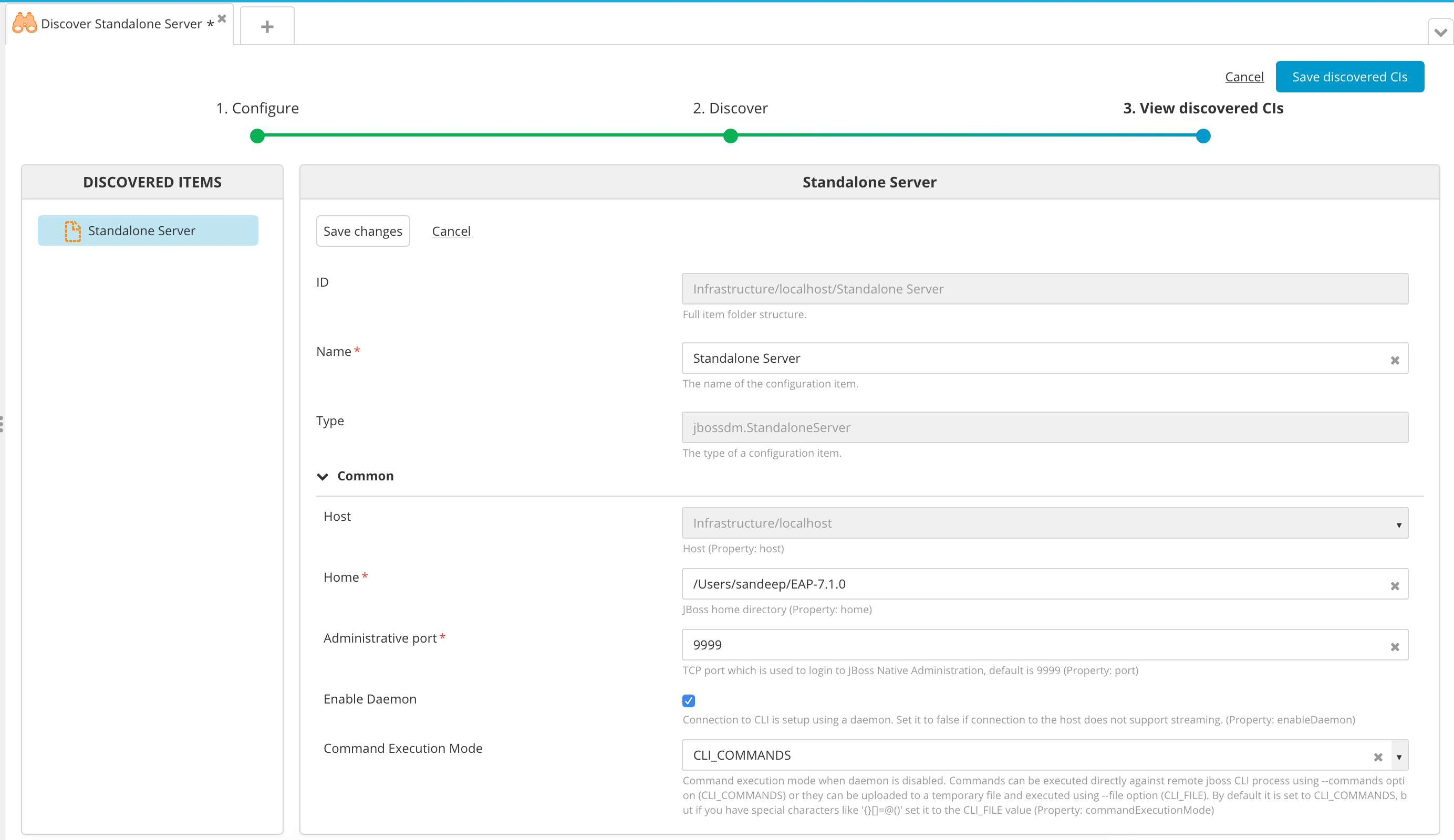 JBoss extension