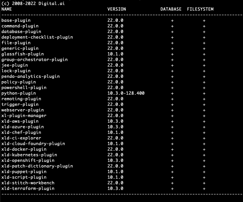 Plugins Manager