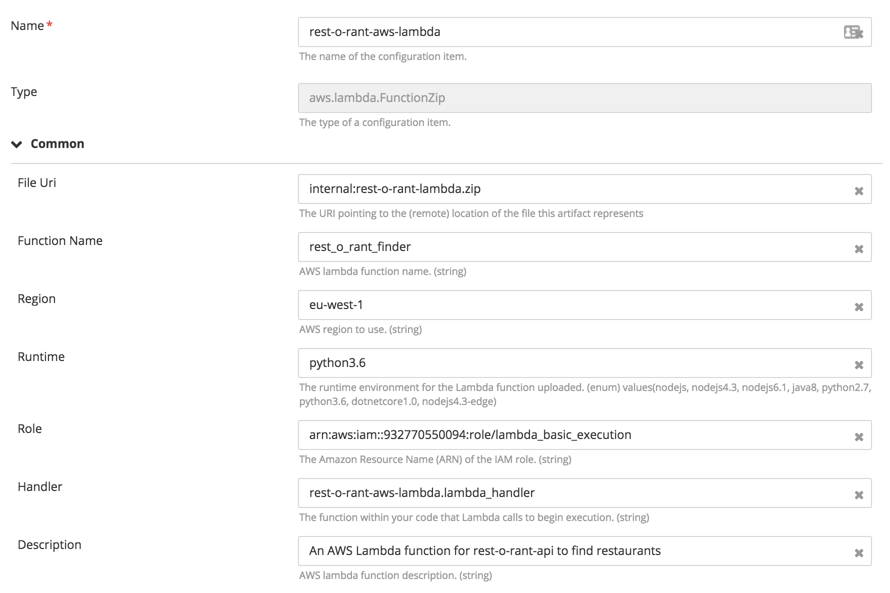 AWS LAMBDA FUNCTION