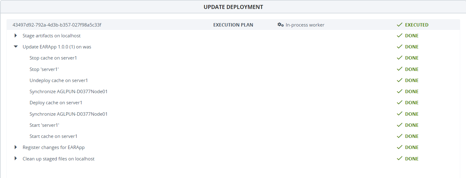 Undeploy Then Deploy Application