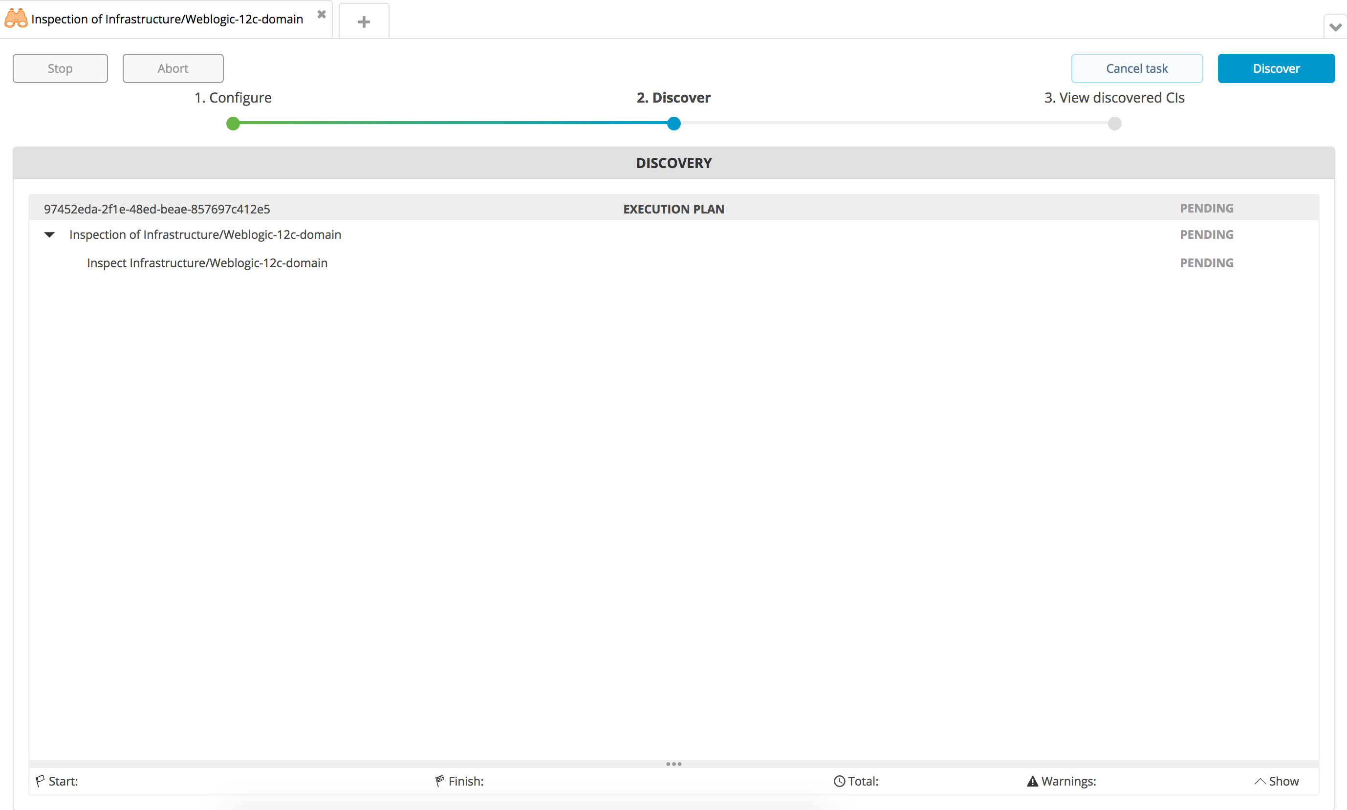 Sample discovery steps