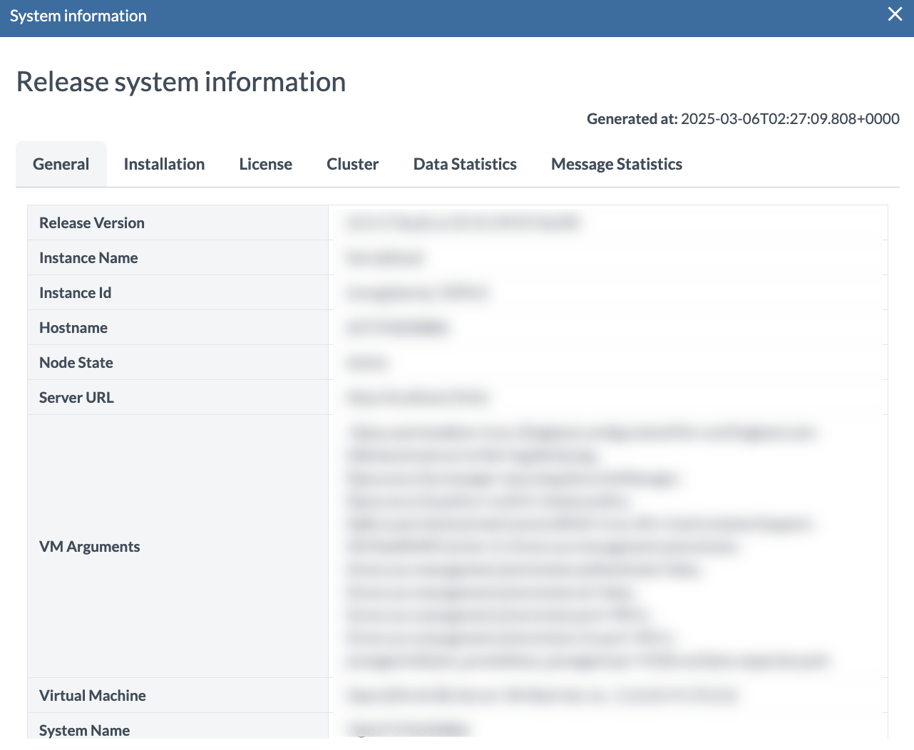 System information