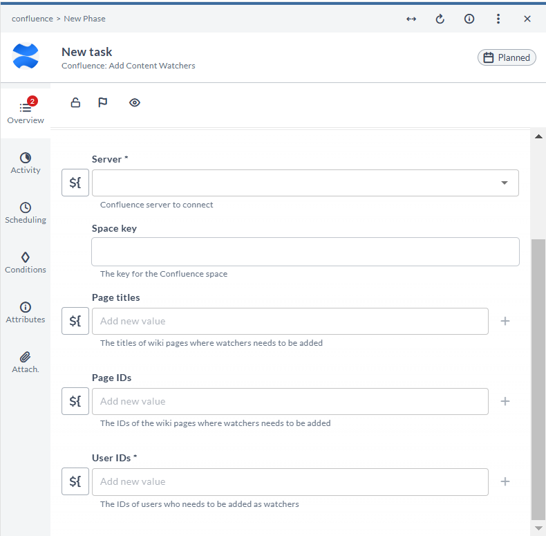 Add Content Watchers