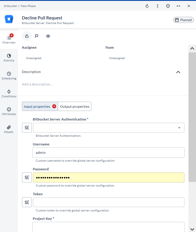 Decline Pull Request task