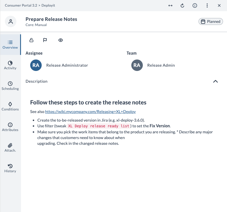 Edit Task Description