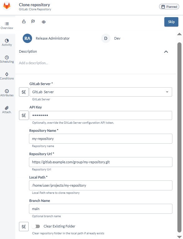 Clone Repository
