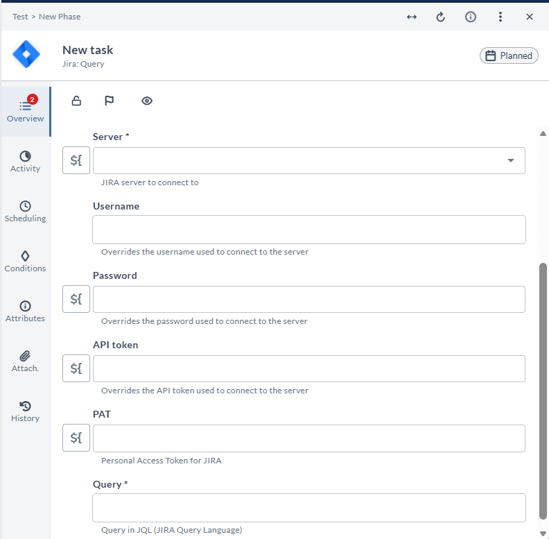 Query task