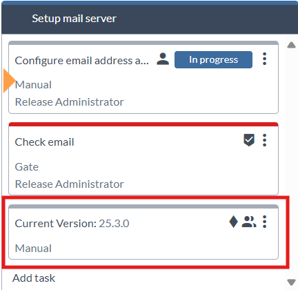 Release variable example
