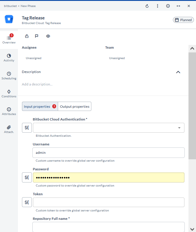 Tag Release task
