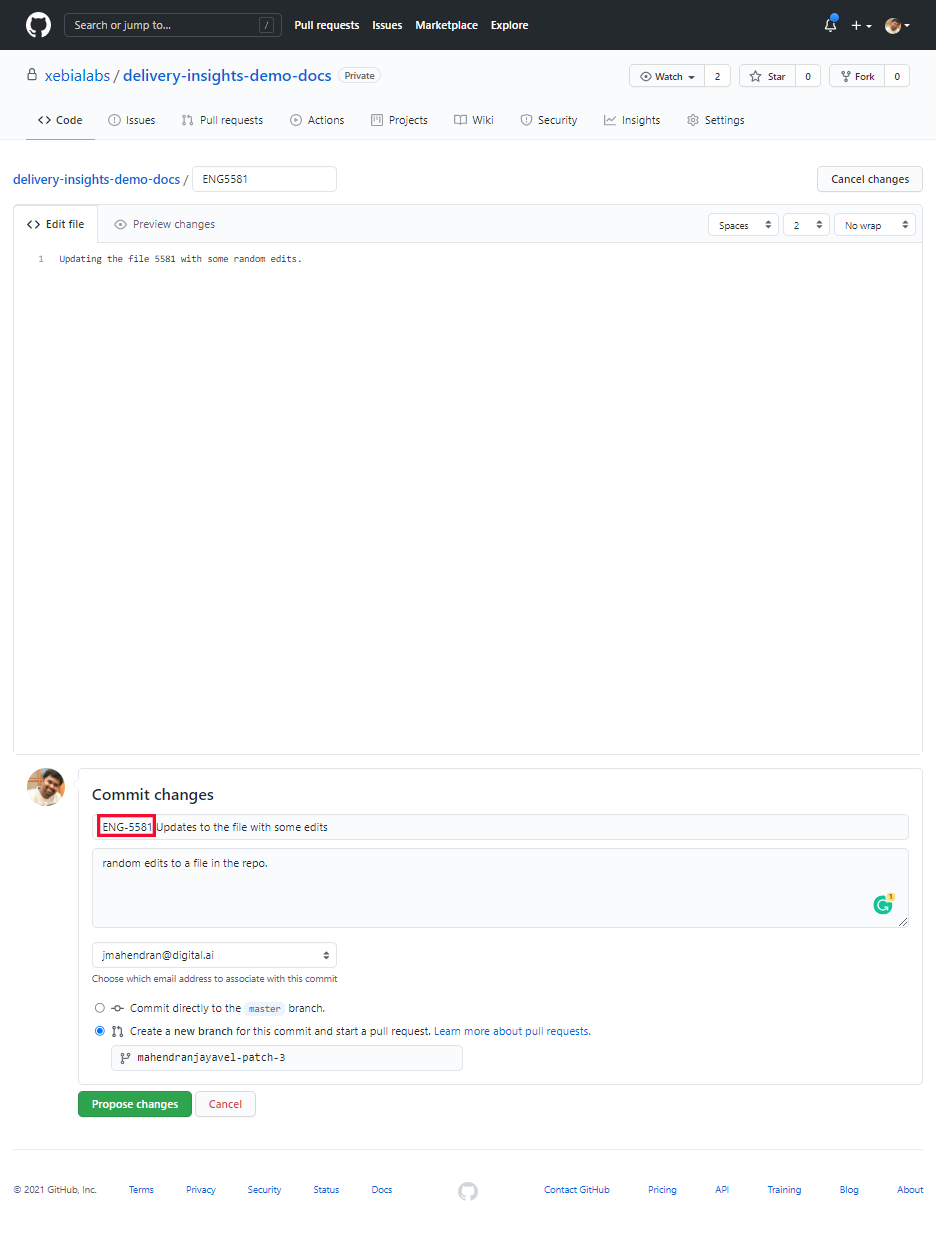 jira commit message example