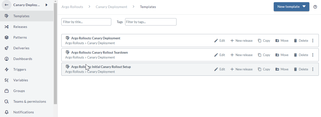 canary templates