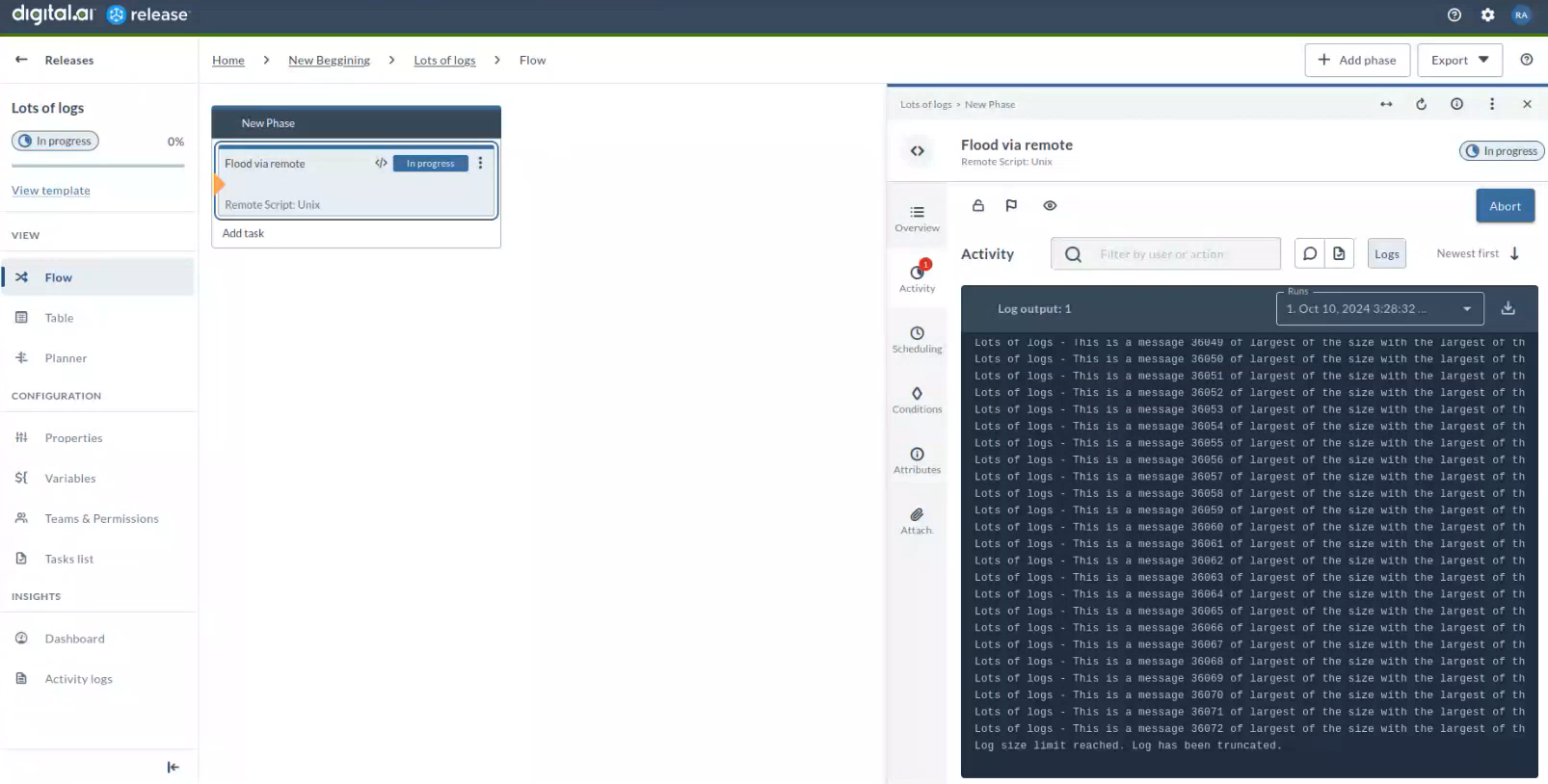 Live Logging Debugging Mechanism