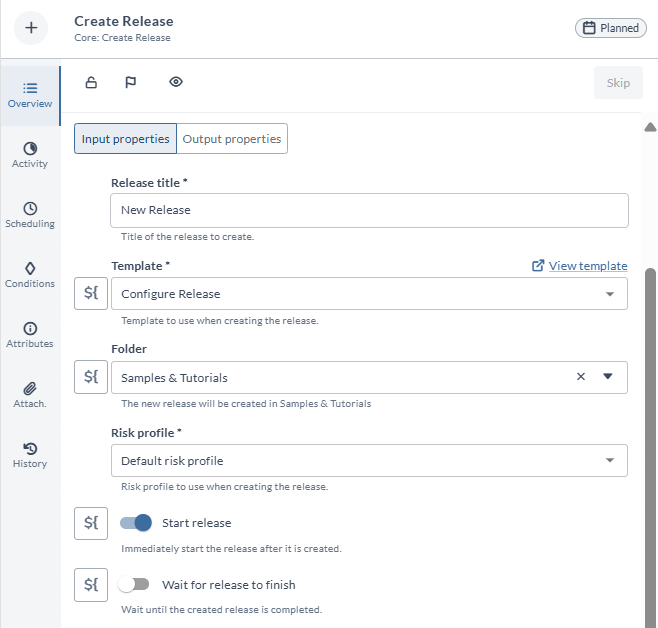 Create Release
